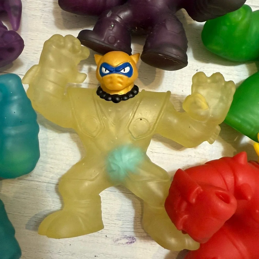 Goo Jit Zu squishy figures Lot‎ Of 6 toys